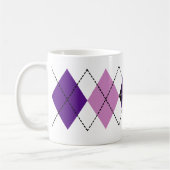 Paarse Play Argyle Mokken (Links)