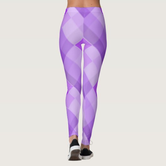 Paarse Play Leggings (Achterkant)