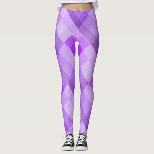 Paarse Play Leggings (Voorkant)