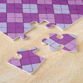 Paarse Play Legpuzzel (Zijkant)