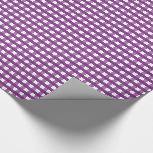 Paarse pleinen cadeaupapier (Hoek)