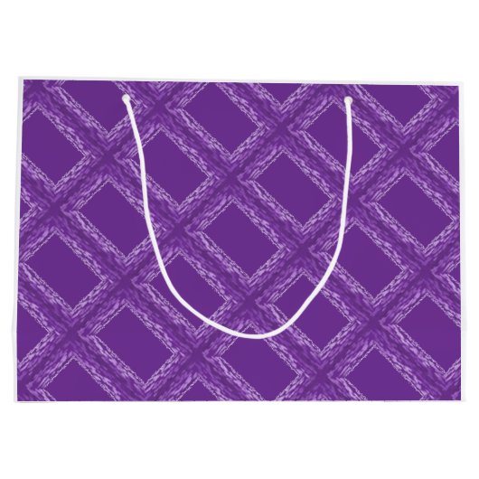 Paarse pleinen - Gift Bag Groot Cadeauzakje (Achterkant)