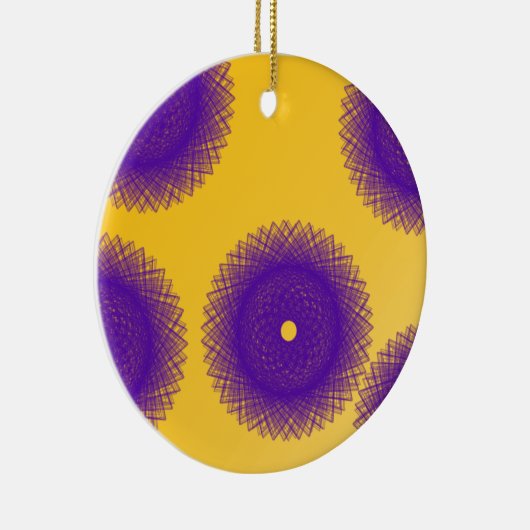 paarse pleisters keramisch ornament (Rechts)