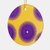 paarse pleisters keramisch ornament (Links)