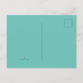 Paarse Plesiosaurus Invitation Briefkaart (Achterkant)