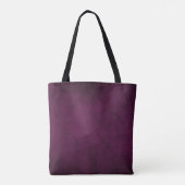 Paarse Plum Blush Roze Bloemen Bruidsmeisje cadeau Tote Bag (Achterkant)