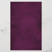 Paarse plum Blush roze roze Geometrische bruiloft  (Achterkant)