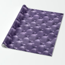 Paarse Plum Glam Luxe Opulent Tufted Leather VIP