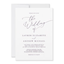 Paarse Plum Modern minimalist Weddenschap