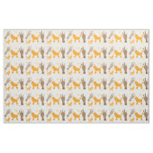 Paarse poedel Hustle Stof (Fat Quarter)