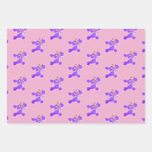 Paarse poel inpakpapier vel (Voorkant 2)