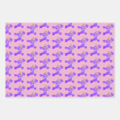 Paarse poel inpakpapier vel (Voorkant)