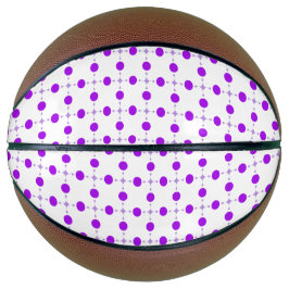 Paarse poka Dots, Polka Dot Pattern, Stippen, gedo Basketbal