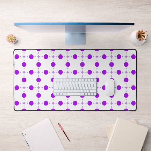 Paarse poka Dots, Polka Dot Pattern, Stippen, gedo Bureaumat (Kantoor 1)