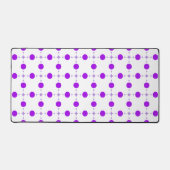 Paarse poka Dots, Polka Dot Pattern, Stippen, gedo Bureaumat (Voorkant)