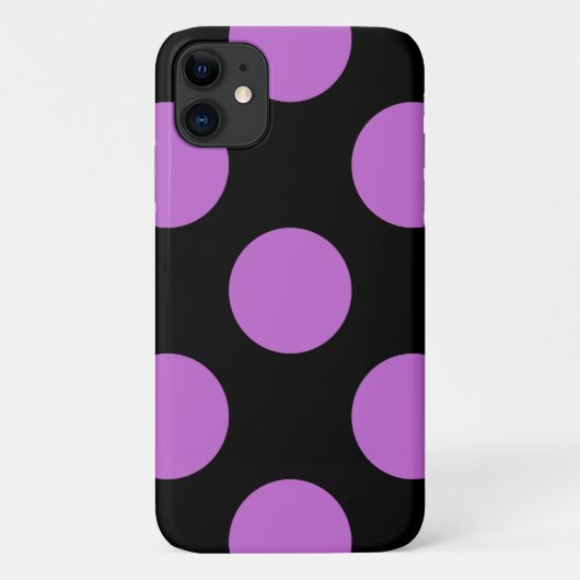 Paarse poka Dots, Polka Dot Pattern, Stippen, gedo Case-Mate iPhone Case (Achterkant)