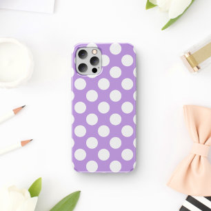 Paarse poka Dots, Polka Dot Pattern, Stippen, gedo Case-Mate iPhone Case