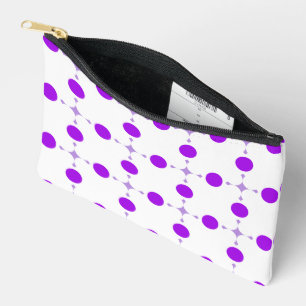 Paarse poka Dots, Polka Dot Pattern, Stippen, gedo Etui
