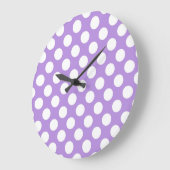 Paarse poka Dots, Polka Dot Pattern, Stippen, gedo Grote Klok (Hoek)