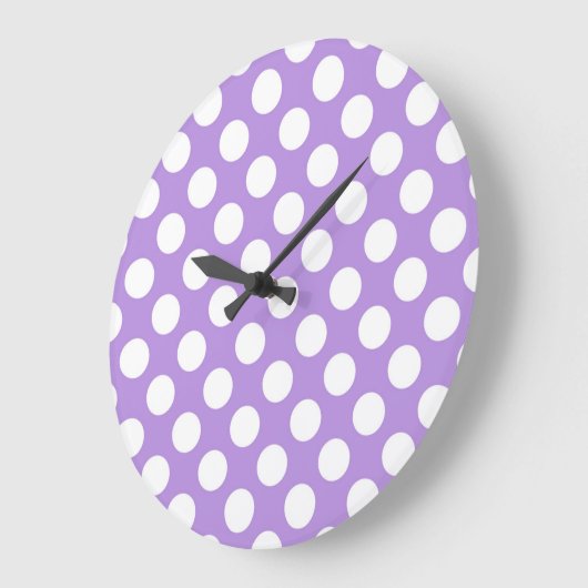 Paarse poka Dots, Polka Dot Pattern, Stippen, gedo Grote Klok (Hoek)