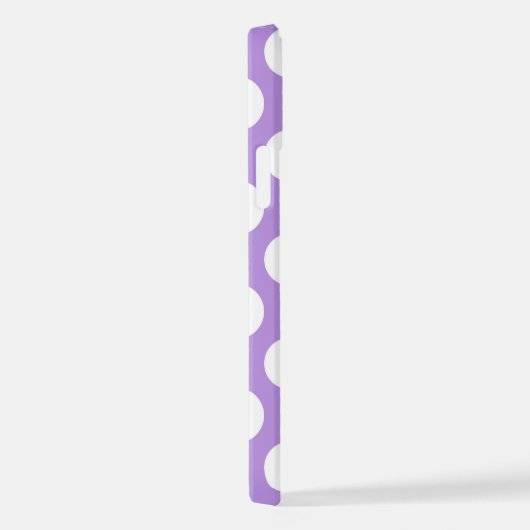 Paarse poka Dots, Polka Dot Pattern, Stippen, gedo iPhone Hoesje (Rechterkant)