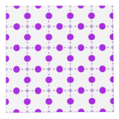 Paarse poka Dots, Polka Dot Pattern, Stippen, gedo Kubus (Rechts)