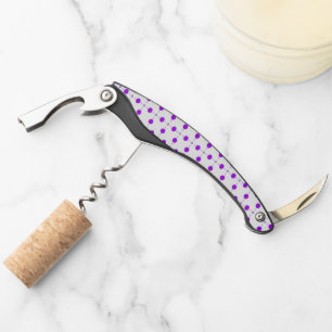 Paarse poka Dots, Polka Dot Pattern, Stippen, gedo Kurkentrekker