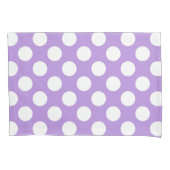 Paarse poka Dots, Polka Dot Pattern, Stippen, gedo Kussensloop (Voorkant)