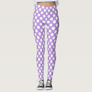 Paarse poka Dots, Polka Dot Pattern, Stippen, gedo Leggings