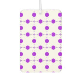 Paarse poka Dots, Polka Dot Pattern, Stippen, gedo Luchtverfrisser (Voorkant)