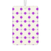Paarse poka Dots, Polka Dot Pattern, Stippen, gedo Luchtverfrisser (Achterkant)