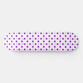 Paarse poka Dots, Polka Dot Pattern, Stippen, gedo Persoonlijk Skateboard (Horizontaal)