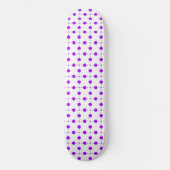 Paarse poka Dots, Polka Dot Pattern, Stippen, gedo Persoonlijk Skateboard (Voorkant)