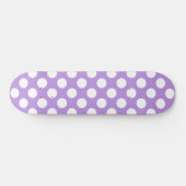 Paarse poka Dots, Polka Dot Pattern, Stippen, gedo Persoonlijk Skateboard (Horizontaal)