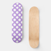 Paarse poka Dots, Polka Dot Pattern, Stippen, gedo Persoonlijk Skateboard (Voorkant)