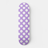 Paarse poka Dots, Polka Dot Pattern, Stippen, gedo Persoonlijk Skateboard (Voorkant)