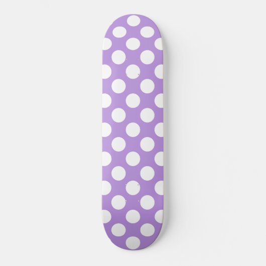 Paarse poka Dots, Polka Dot Pattern, Stippen, gedo Persoonlijk Skateboard (Voorkant)