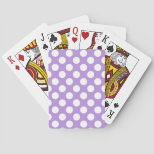 Paarse poka Dots, Polka Dot Pattern, Stippen, gedo Pokerkaarten