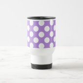 Paarse poka Dots, Polka Dot Pattern, Stippen, gedo Reisbeker (Center)