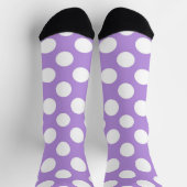 Paarse poka Dots, Polka Dot Pattern, Stippen, gedo Sokken (Top)