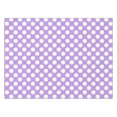 Paarse poka Dots, Polka Dot Pattern, Stippen, gedo Tafelkleed (Voorkant (Horizontaal))