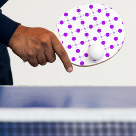 Paarse poka Dots, Polka Dot Pattern, Stippen, gedo Tafeltennisbatje