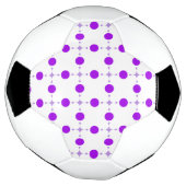 Paarse poka Dots, Polka Dot Pattern, Stippen, gedo Voetbal (Gedraaid)