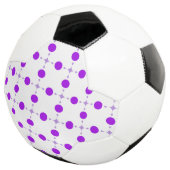 Paarse poka Dots, Polka Dot Pattern, Stippen, gedo Voetbal (Drie kwart)