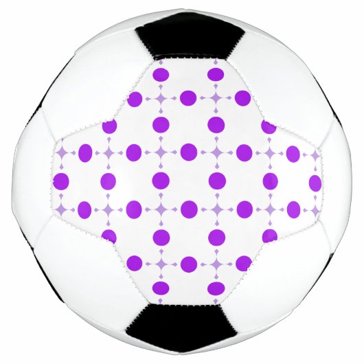 Paarse poka Dots, Polka Dot Pattern, Stippen, gedo Voetbal (Voorkant)