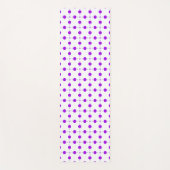 Paarse poka Dots, Polka Dot Pattern, Stippen, gedo Yogamat (Voorkant)