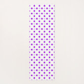 Paarse poka Dots, Polka Dot Pattern, Stippen, gedo Yogamat (Achterkant)