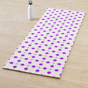 Paarse poka Dots, Polka Dot Pattern, Stippen, gedo Yogamat