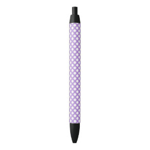 Paarse poka Dots, Polka Dot Pattern, Stippen, gedo Zwarte Inkt Pen