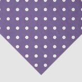 Paarse pokdots tissuepapier (Detail)